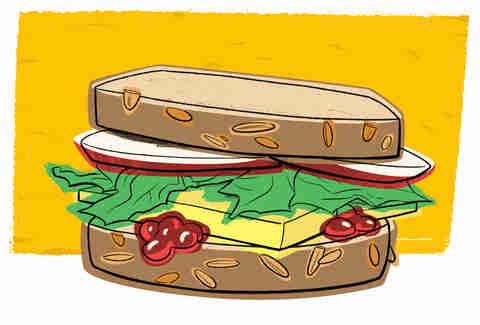 Ploughman's sandwich