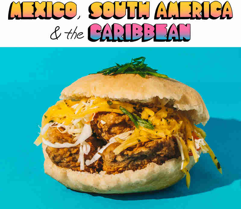 Mixico, South America & the Caribbean Bake and shark