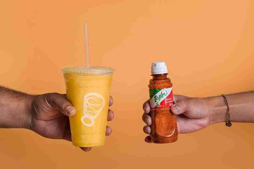 tajin and smoothie