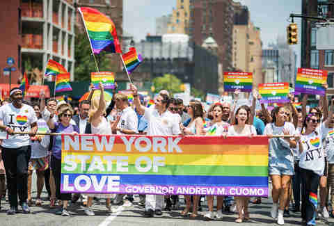 Governor Andrew Cuomo Pride March