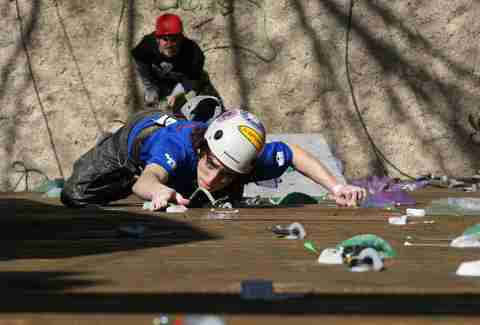 The Climbing Wall at James Island County Park
