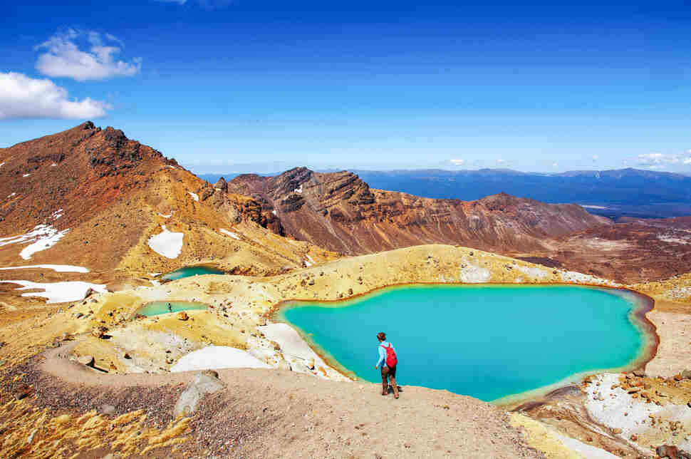 Emerald Lakes, Tongariro National Park, New Zealand