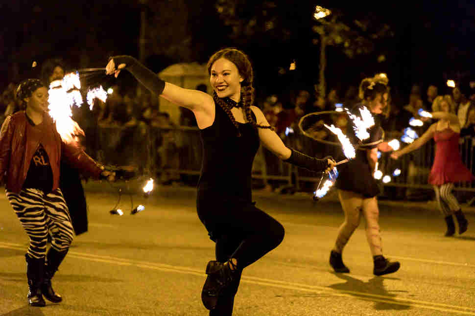 Arts in the dark halloween parade