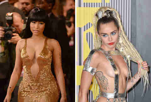nicki minaj miley cyrus vmas