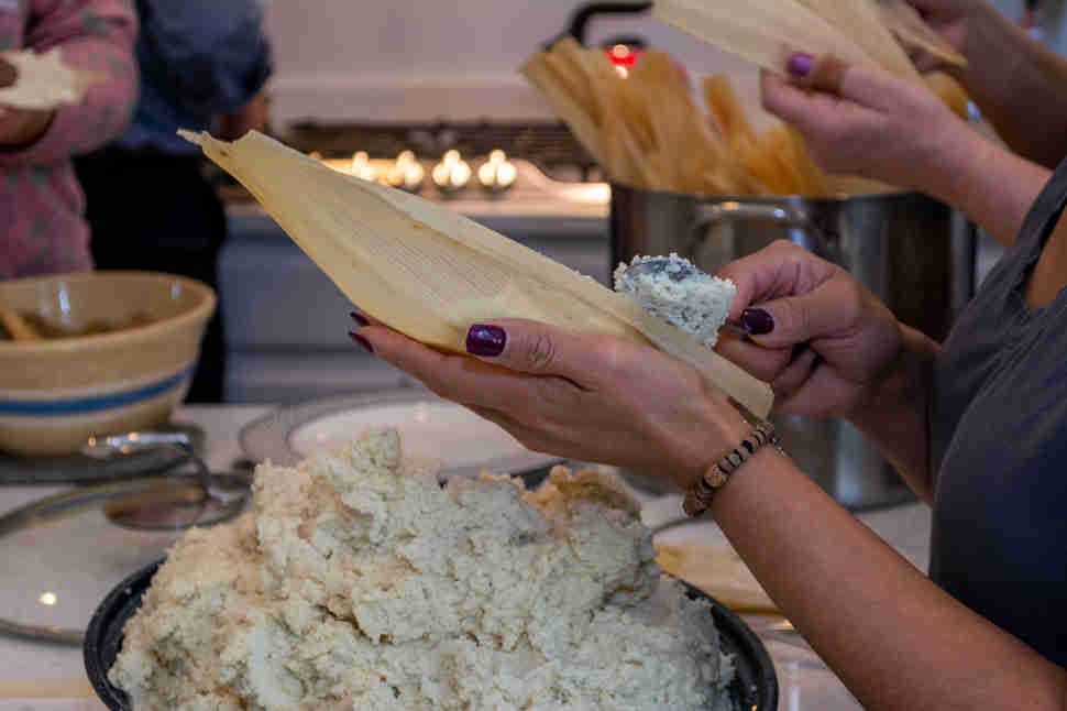 making tamales