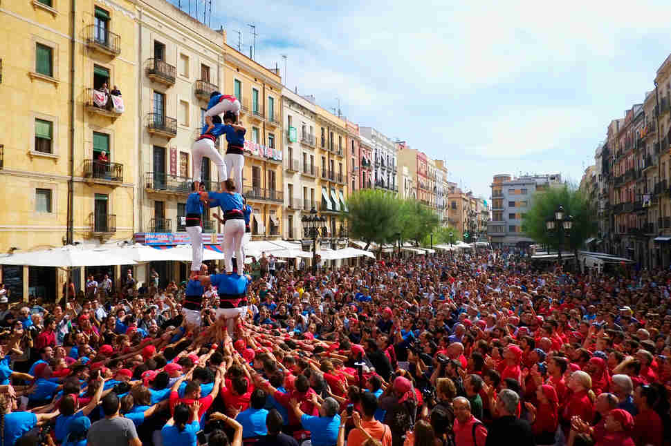 Tarragona human tower