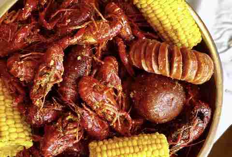 crawfish & noodles