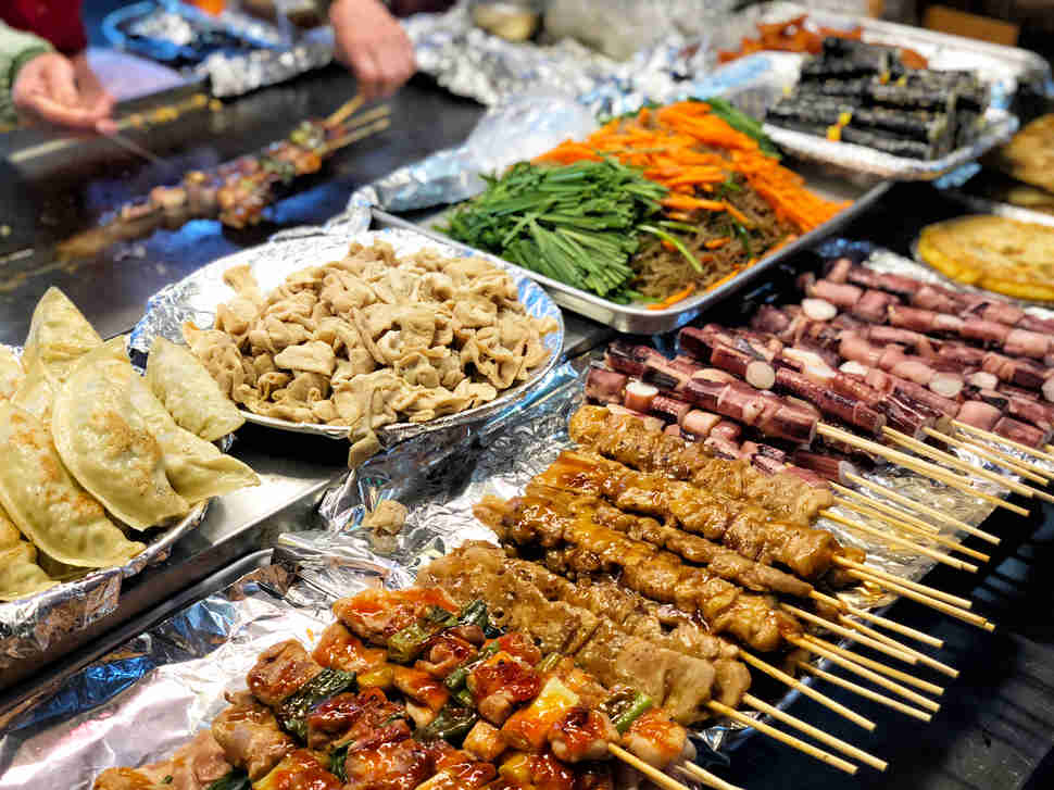 Street food at Dongdaemun district