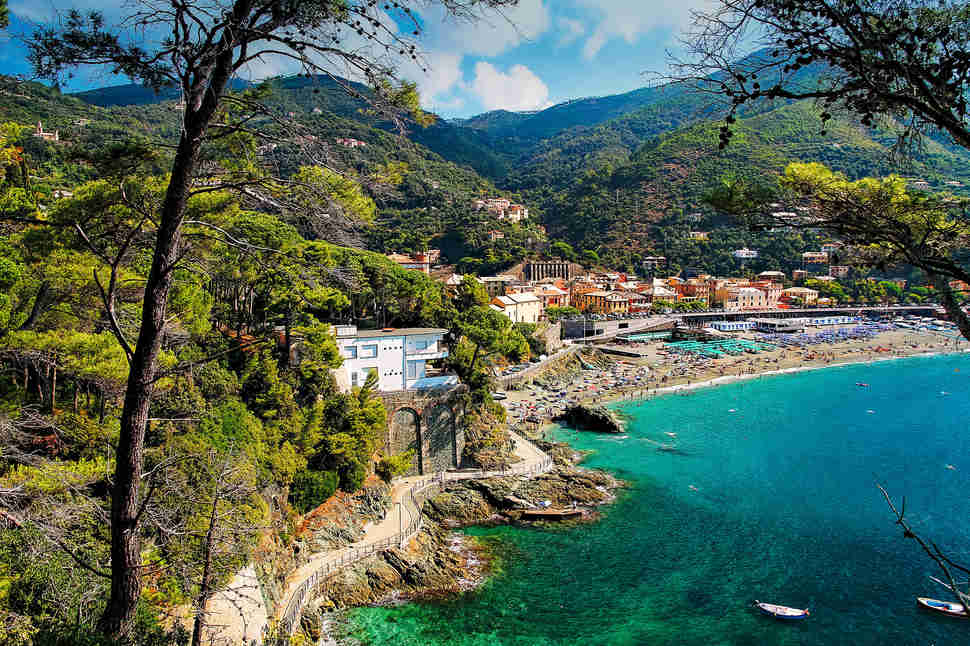 Beach in Bonassola