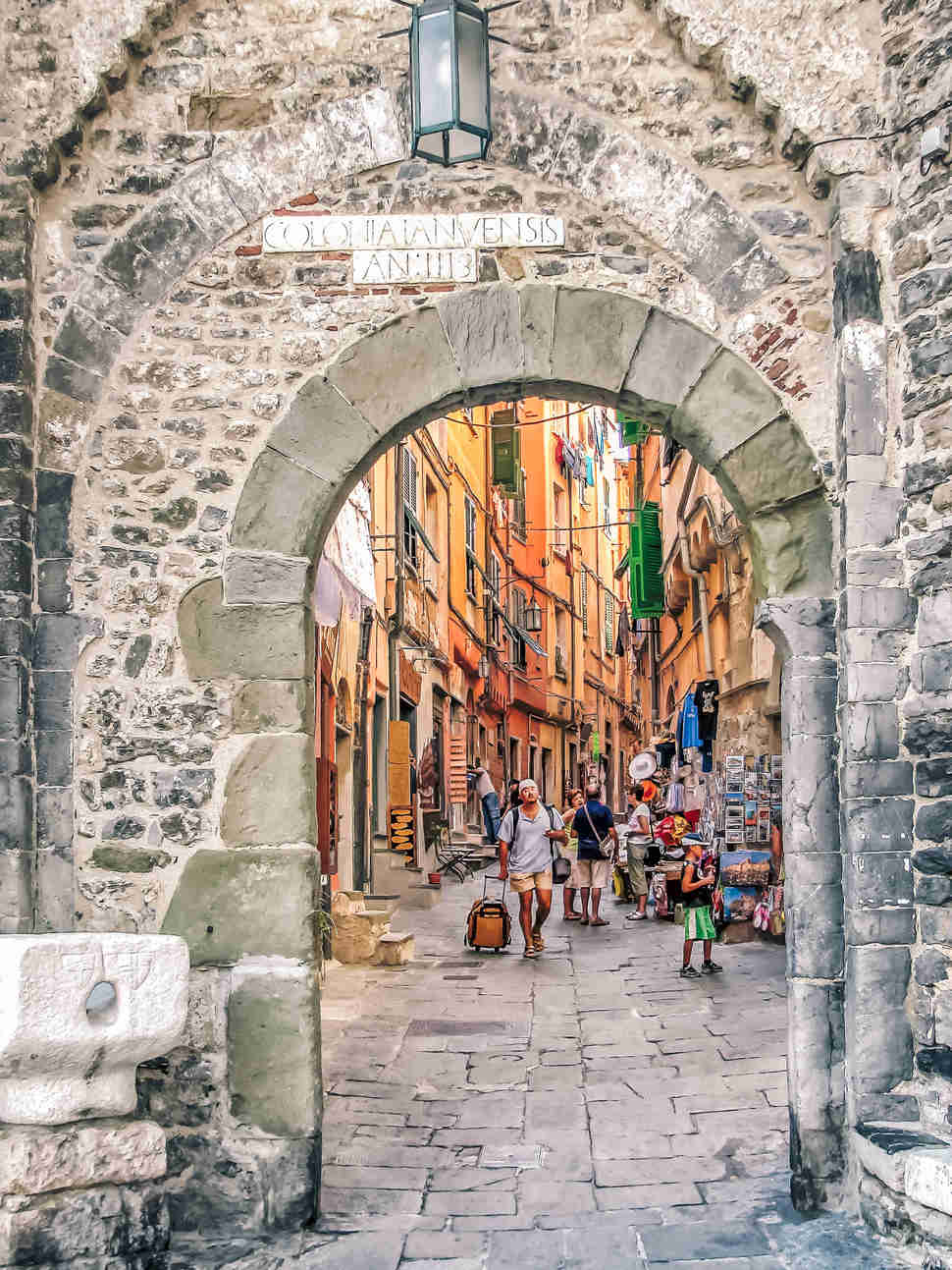 Porto Venere old village access gat