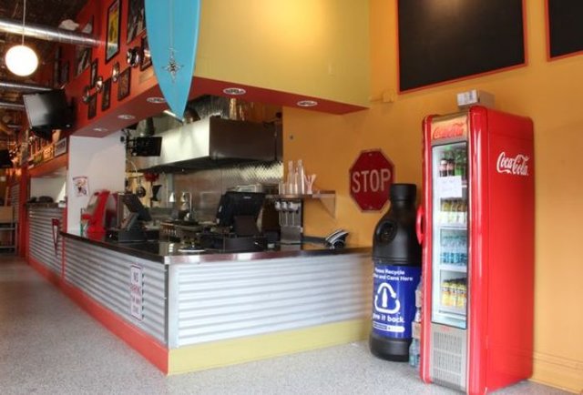 Loaded burgers 'n dogs in Logan Square