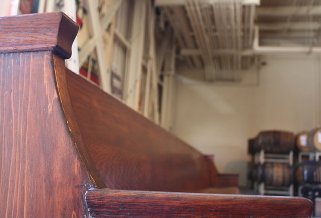 Barrel-aged beer, church pews, and 22oz bombers