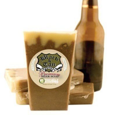 Black & Tan Beer Soap