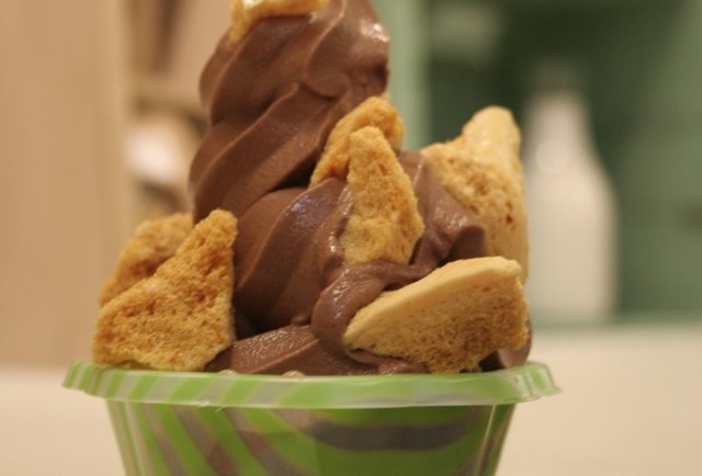 Goat milk fro-yo in the West Village