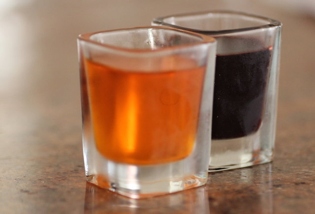 Orange Jello Shots at Jake's Steaks