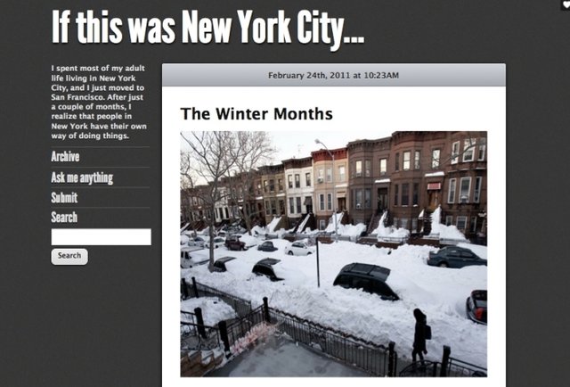 If This Was New York City...