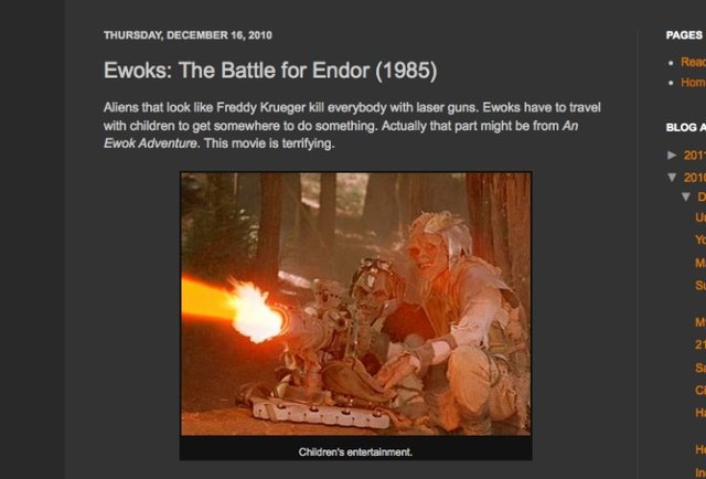 Movies I Don't Remember