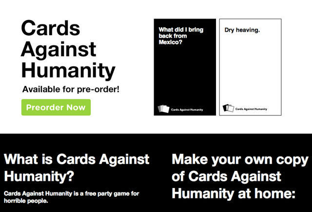 Cards Against Humanity