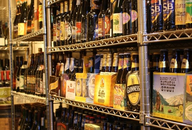 A bottle shop where beer and wine get along just fine