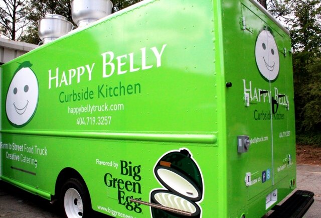 A food truck with a Big Green Egg. Finally.