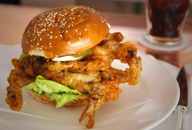 21) Softshell Crab Sandwich