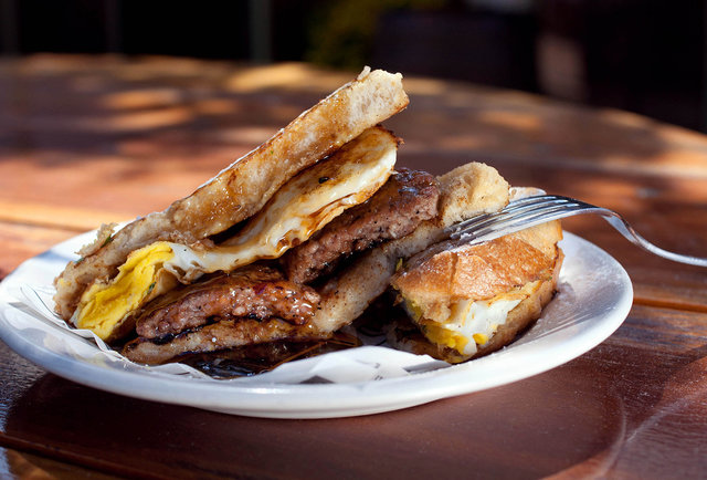 3) Breakfast Sandwich