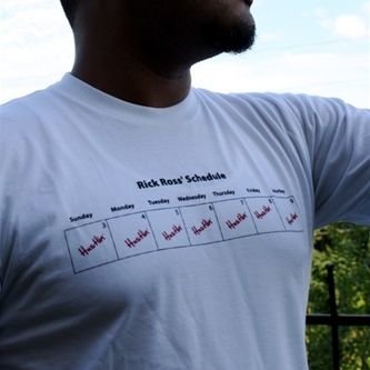 Rick Ross' Schedule T-Shirt
