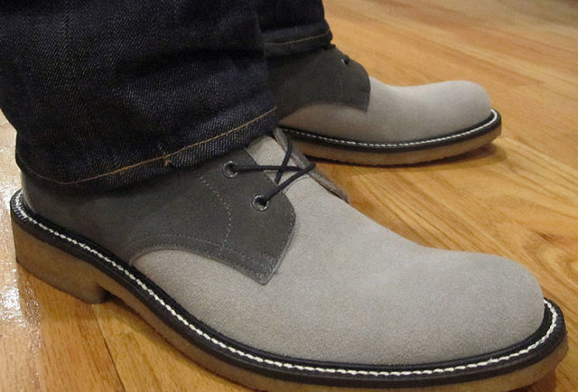 Hand-dyed, small-batch desert boots in the Mission