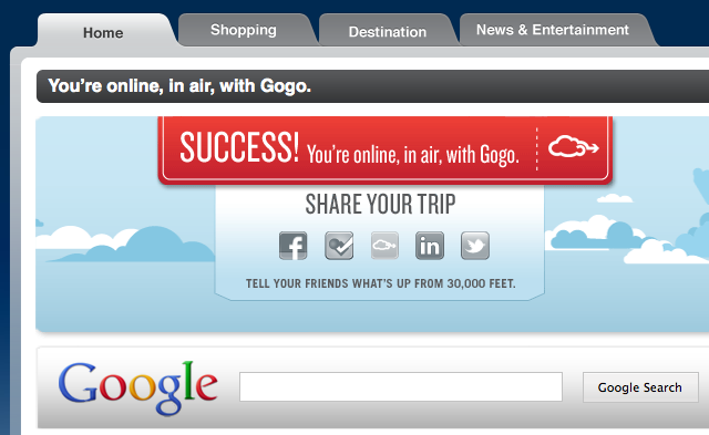 The Five Stages of Getting Free Inflight Internet