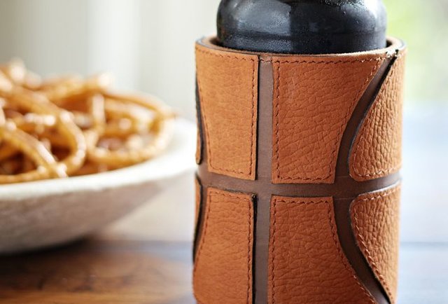 Basketball Leather Koozie