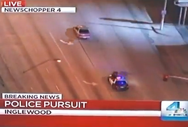 Television Police Chase Gets Personal