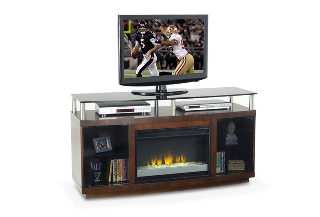 Media Mantel Electric Fireplace