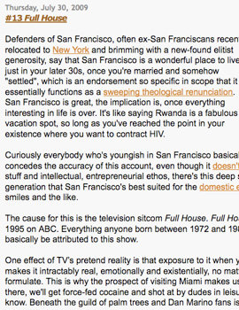 Why There Are No Girls In San Francisco