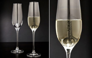 Forever Bubbling Champagne Flutes