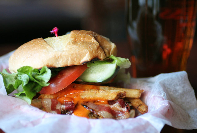 FiDi pub's lineup: now featuring, like, infinity burgers