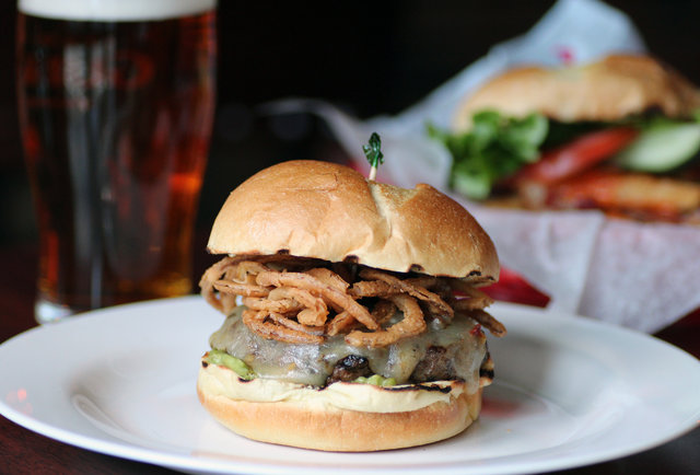 FiDi pub's lineup: now featuring, like, infinity burgers