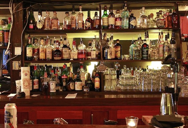 Old-school cocktails in a renovated hotel