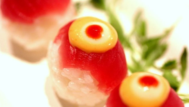 Sushi filled with steak in Brickell