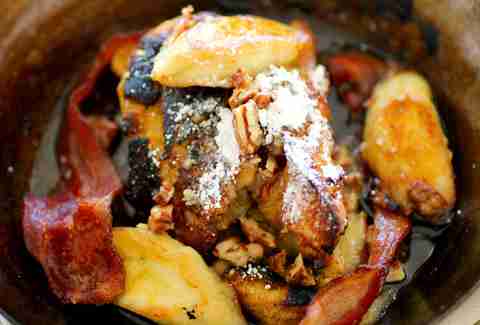 Florida Cookery banana bacon french toast