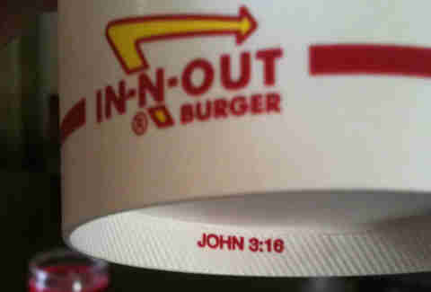 In-N-Out Bible Verses