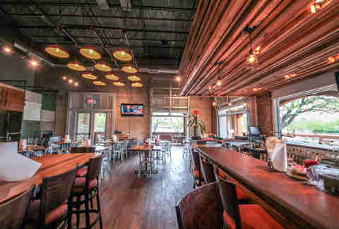 The bar at Shady's in Richardson TX
