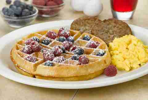 Waffles at The Egg and I