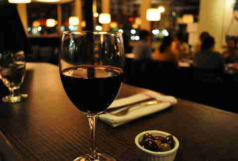 Wine at Pizza Moda
