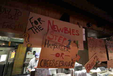 How to order at Burger Joint