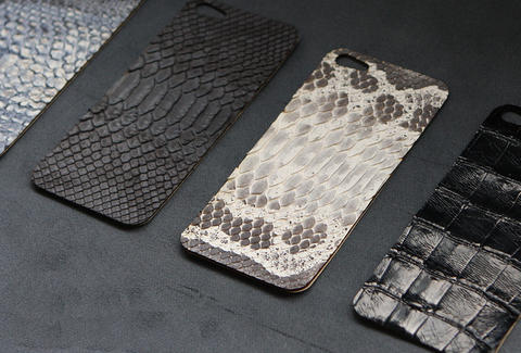 Unnattached snake and gator skins