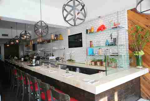 The bar at Tongue & Cheek