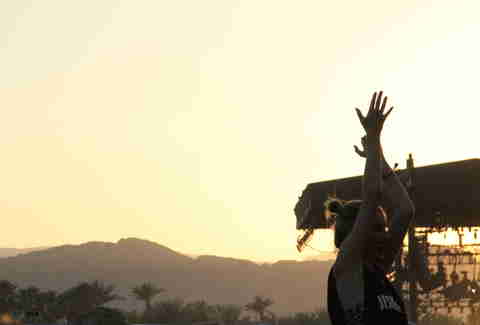 A girl at Coachella 2013