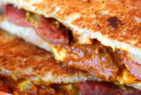 Coney Island grilled cheese at Daily Melt