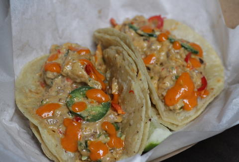 Philly cheesesteak taco at Tequila Park