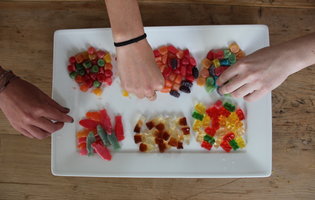 Three cute lady food writers eat a bunch of boozy candy, and we take a ton of pics